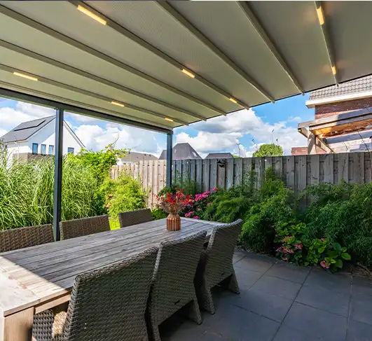Integrated Lighting For Veranda