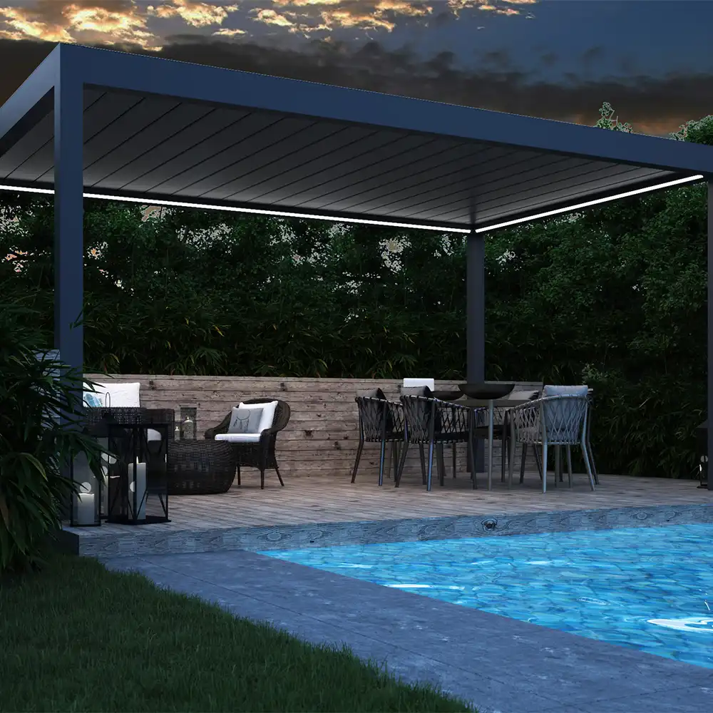 Is there a warranty for louvered roofs