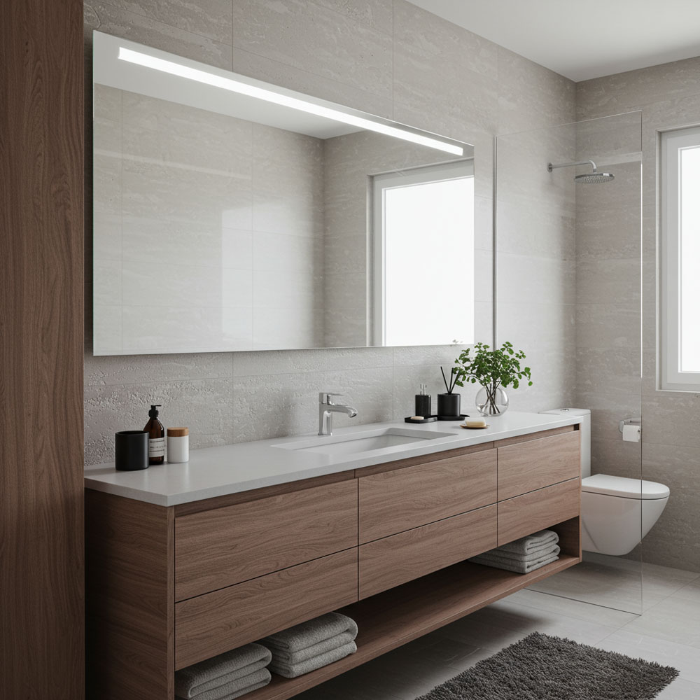 bathroom mirror glass skotch glass