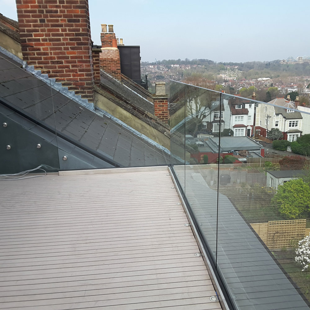 glass balustrades service area