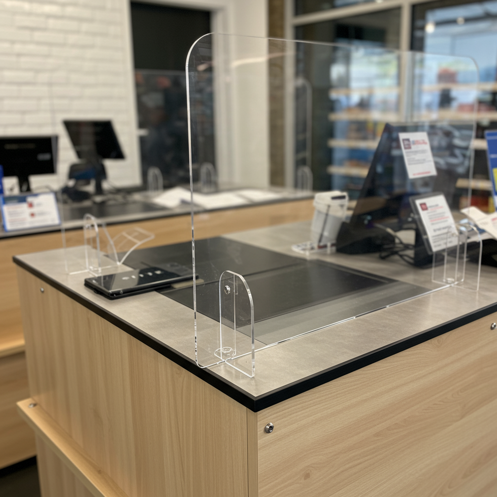glass covid retail screens